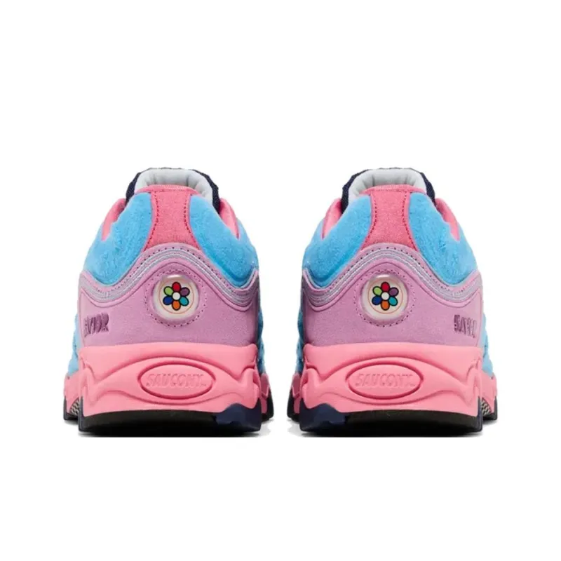 Saucony Matrix Jae Tips No Shoes In The House Blue Pink-3