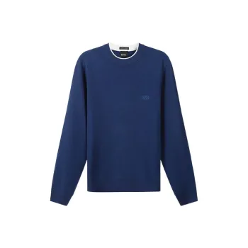 HUGO BOSS SS22 Sweater Men's Dark Blue
