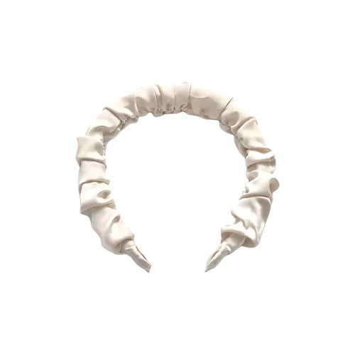 Other Stories Acrylonitrile-Butadiene-Styrene Polyester Polyethylene Terephthalate Headbands Women's Beige
