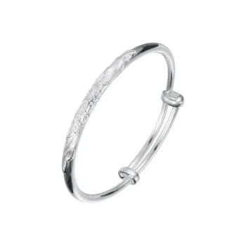 CHAOHONGJI 999 Fine Silver Bangles Women's