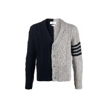 THOM BROWNE· FW22 Sweater Men's Black Gray