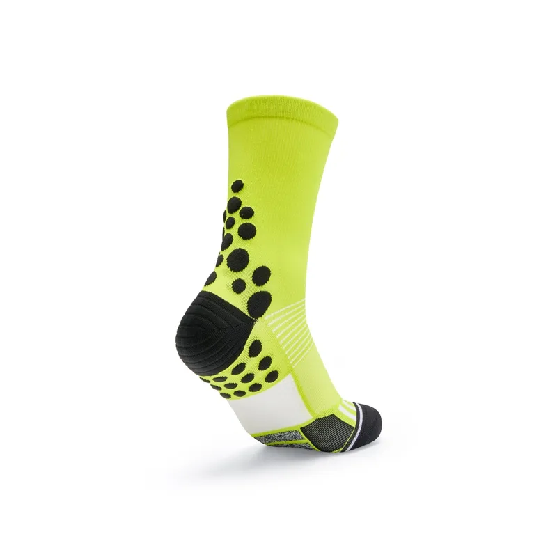 QIAODAN Running Socks Men's 1 Pack Bright Green-1