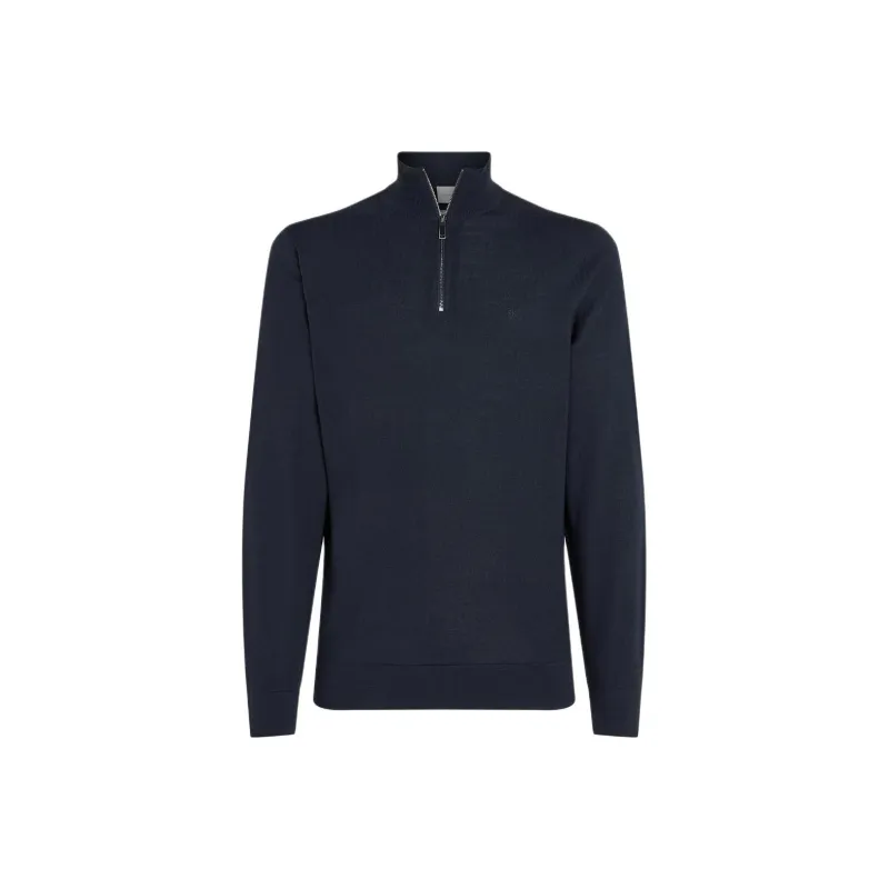 Calvin Klein Embroidered-logo Knitted Jumper-0