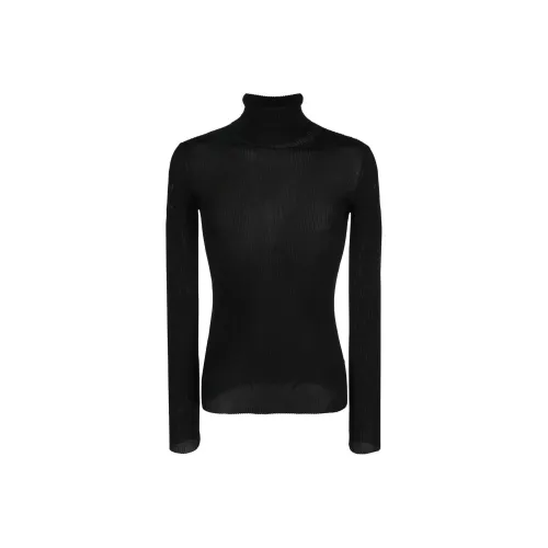 OFF WHITE Helvet Fine Knit Rib Turtlneck