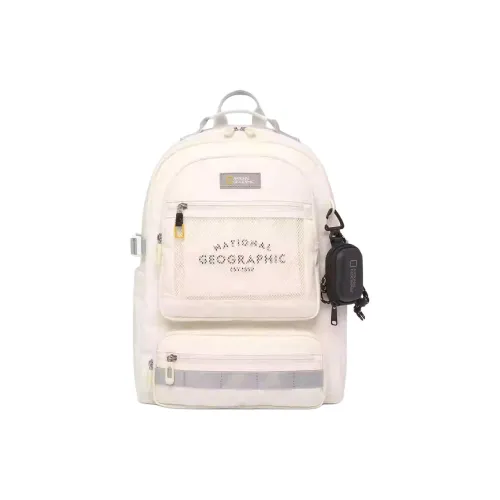 NATIONAL GEOGRAPHIC Polyamide Backpack Kids' White