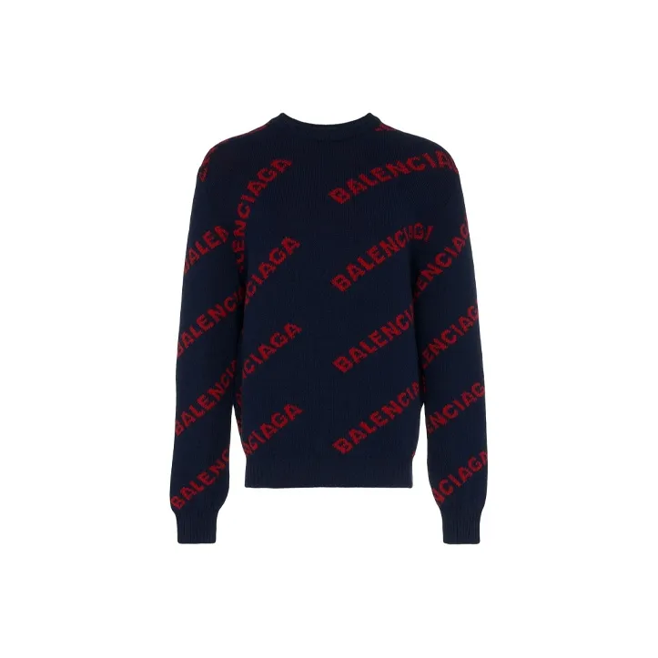 Balenciaga Sweaters Men Dark Blue-0