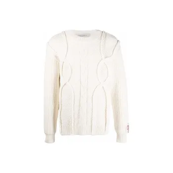 Golden Goose Braided Motif Virgin Wool Jumper