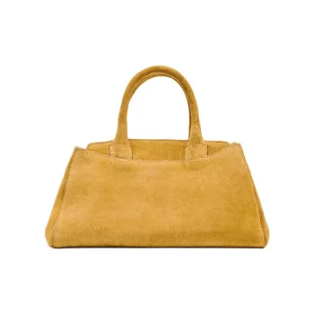 ZARA Cow Leather One Shoulder Handbag Mini Women's Yellow