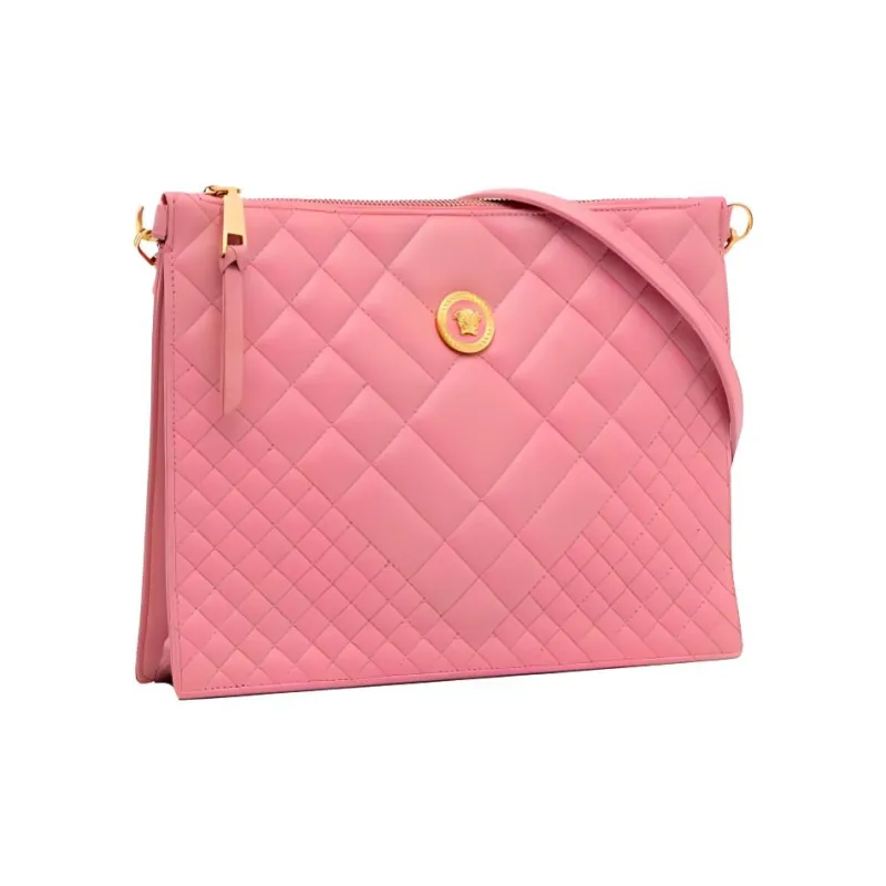 FANSIZHE VERSACE Leather Clutch Women's Pink-4