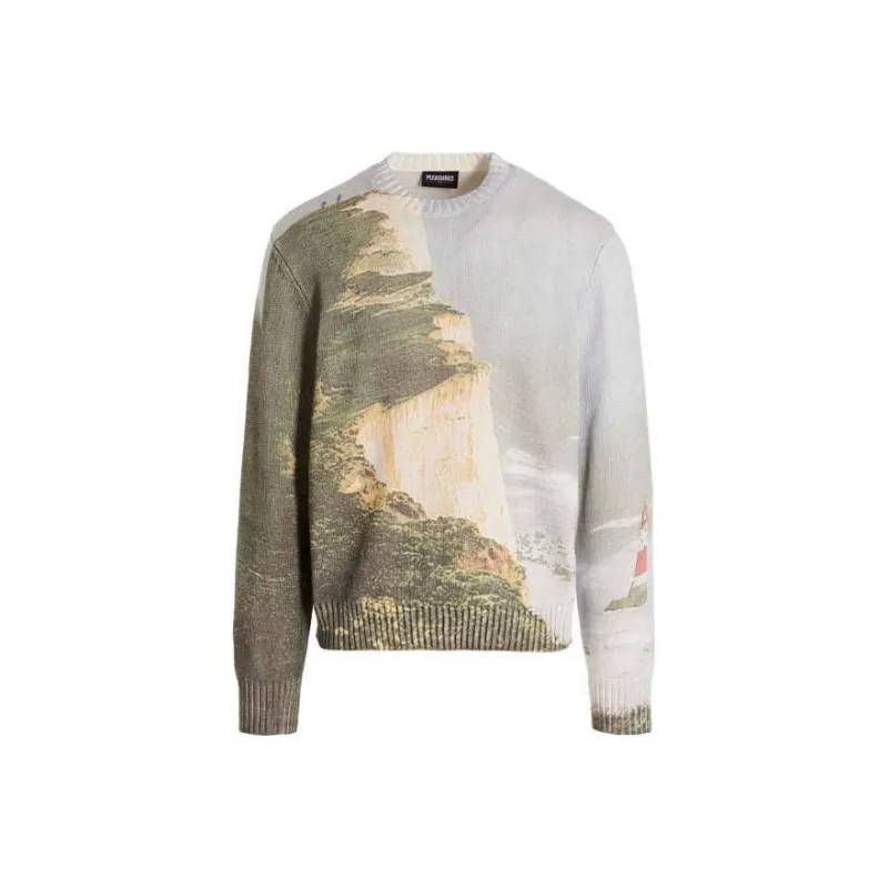 PLEASURES Sweaters Men Gray-0