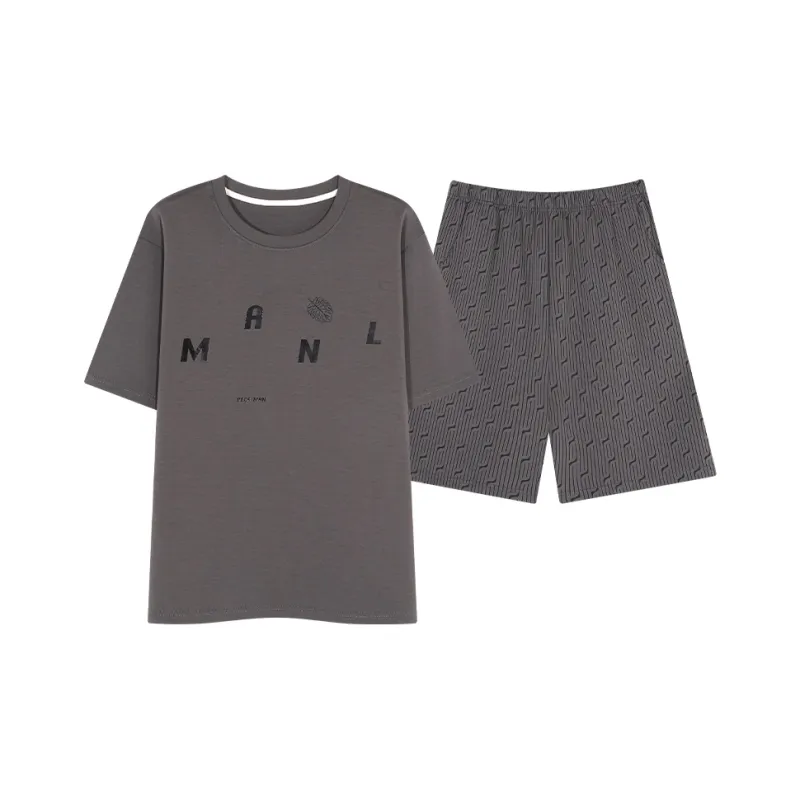 ROUKEER Men Pajama Sets-7