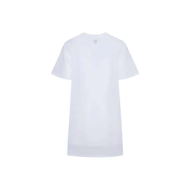 EVISU Short Sleeved Dresses Women's White-1