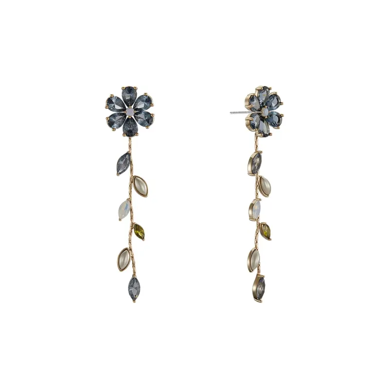 RiotLILY Premium Spring Fringe Earrings Fashionable Elegant Elegance Design Hoop Earrings Accessories Women's-0