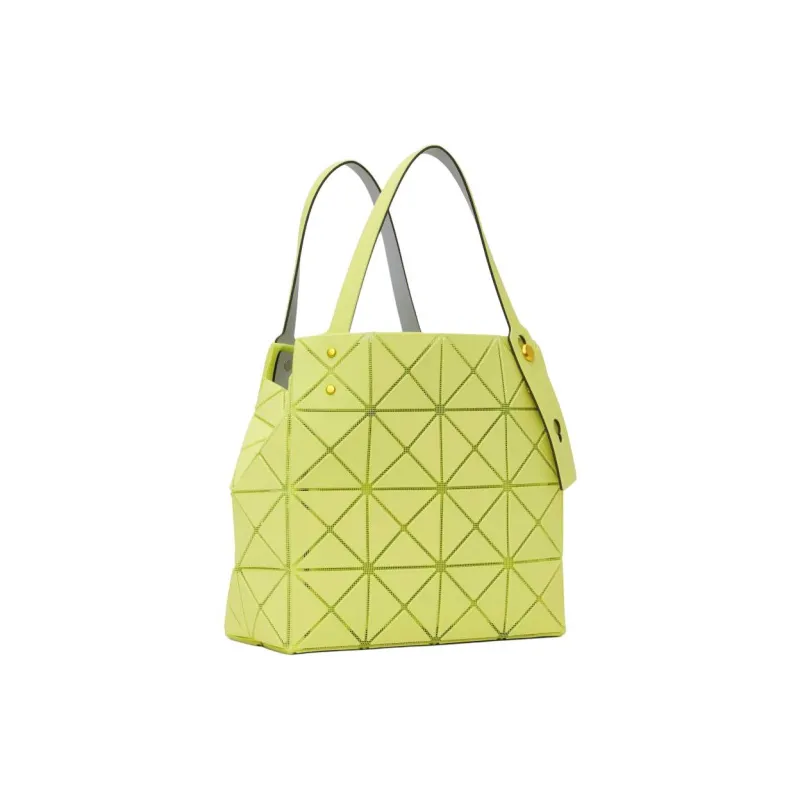 ISSEY MIYAKE CARAT PVC Tote Bag, Shopping Bag, Handbag Tubas Women's Yellow-1