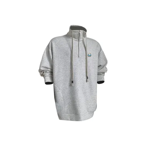 RAP PANDA Sweatshirt Unisex Gray