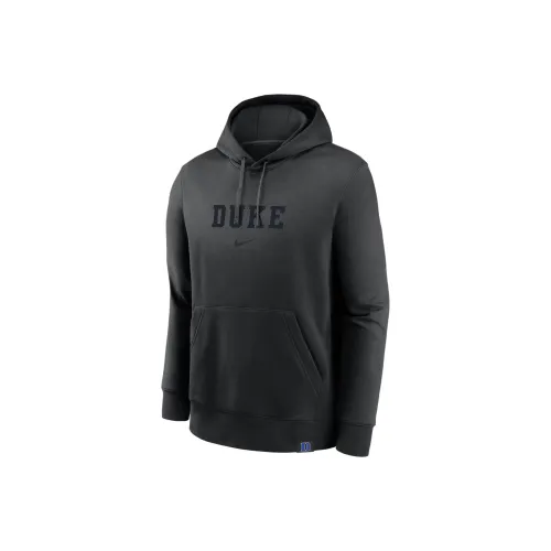 Nike Duke Blue Devils Statement Wordmark Lockup Heavyweight Men's Nike College Pullover Hoodie