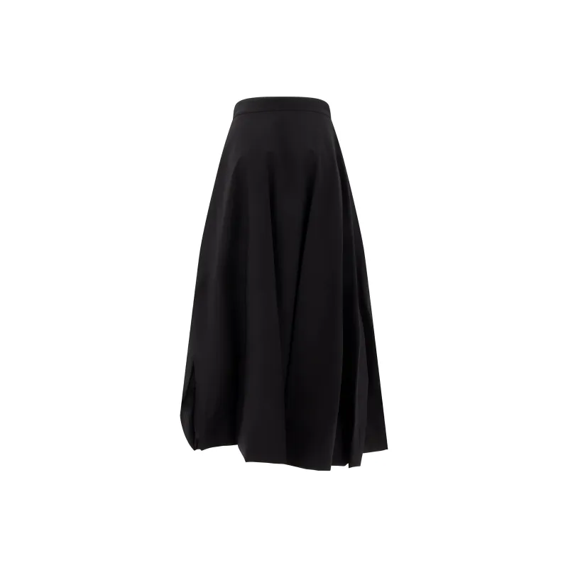 Brunello Cucinelli Draped Bubble Hem Skirt-1