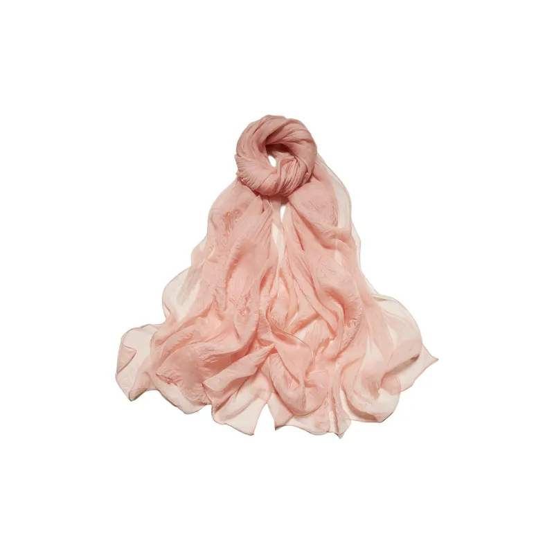 Red Bean Mulberry Silk Scarves Women's-10