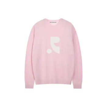 Rest&Recreation OVERSIZED JACQUARD KNIT TOP Sweater Unisex PINK/Pink