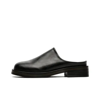 ΛOLUNKΛ Odor Resistant Abrasion Resistant Slip Resistant Closed Toe Slippers Men's Black
