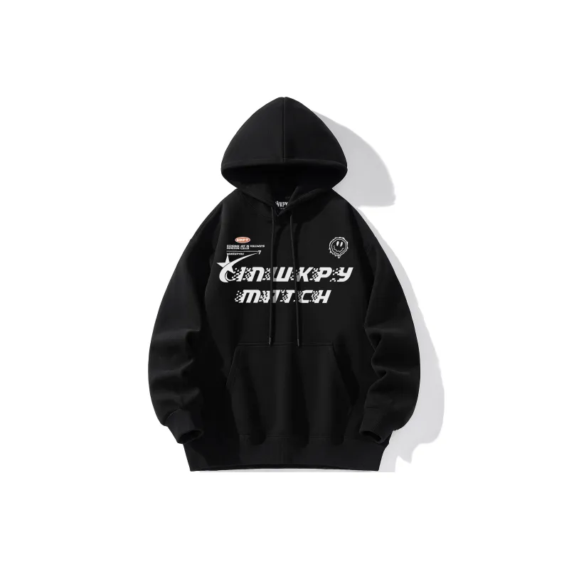 WKPY Fleece Lined Hoodie Unisex Couple's-0