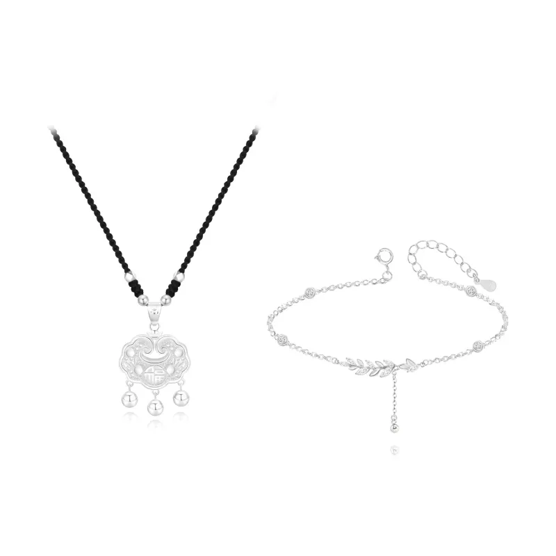 FANFRI Sterling Silver Necklaces Women's-12