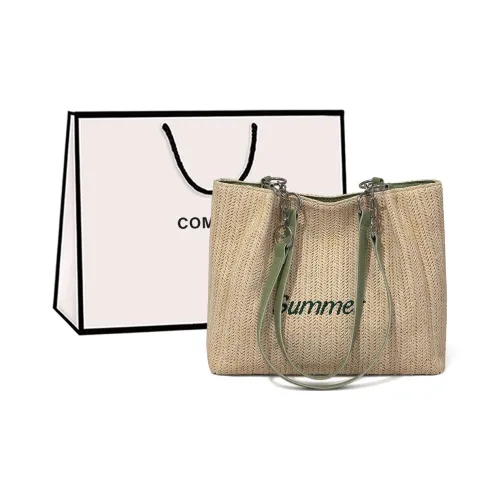 COMELY Polyester Tote Bag Shopping Bag Shoulder Bags Women's Green