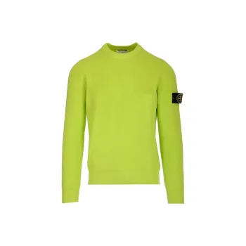 STONE ISLAND Sweaters Men Yellow Green