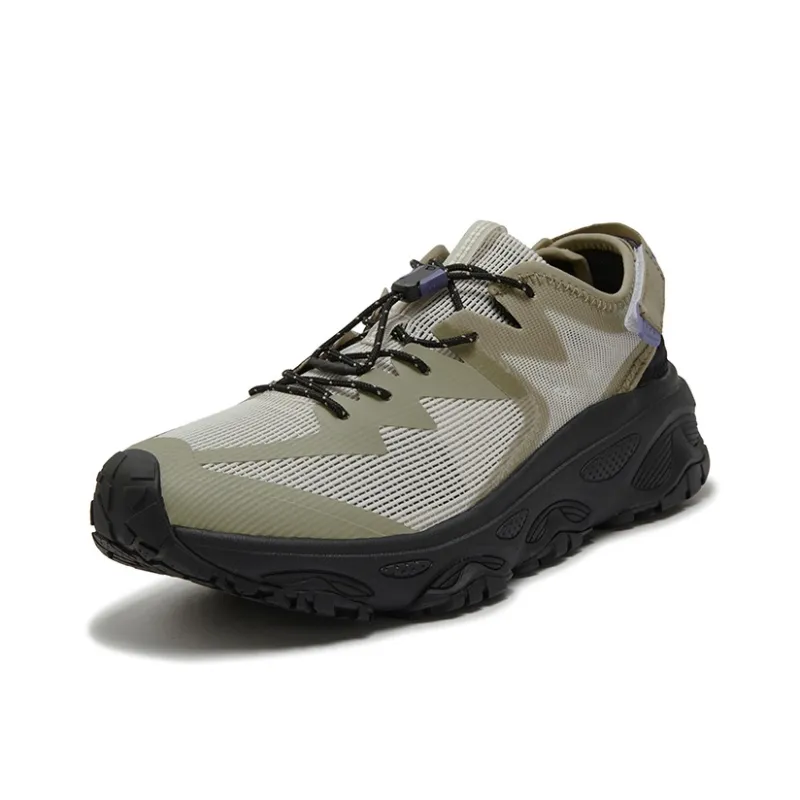 361° Slip Resistant, Abrasion Resistant, Breathable Low Top Casual Running Shoes Men's Tea Stem Green-1
