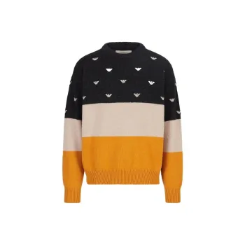 EMPORIO ARMANI FW22 Sweater Men's Multicolor