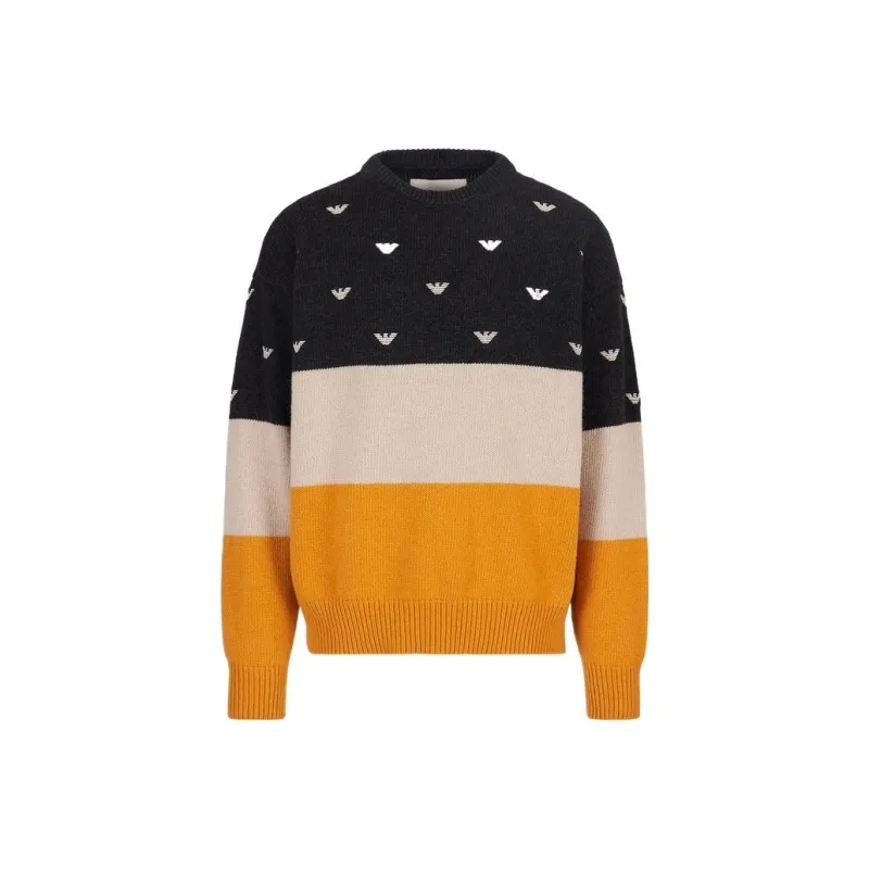 EMPORIO ARMANI FW22 Sweater Men's Multicolor-0