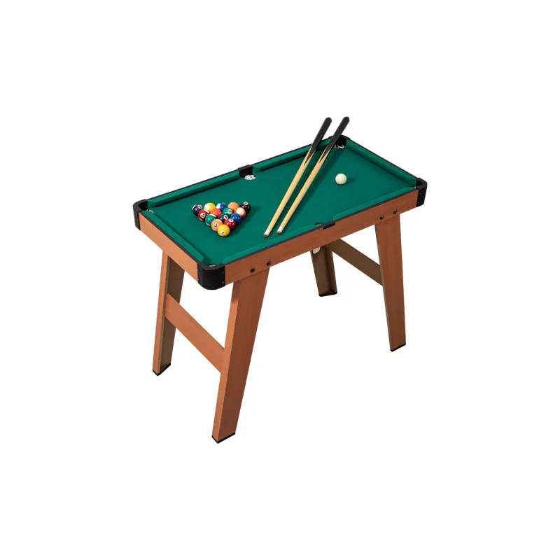 HUANGGUAN Large Size Raised Base Green Pool Table Parent And Kid Interactive Games Board Games-6