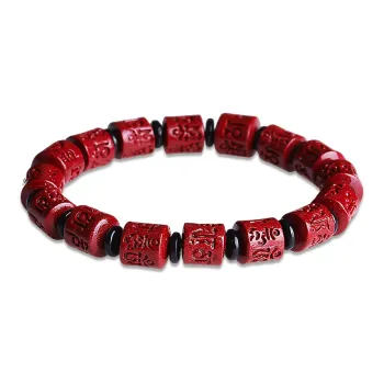Yeon yun Jewelry Cinnabar Bracelets Unisex