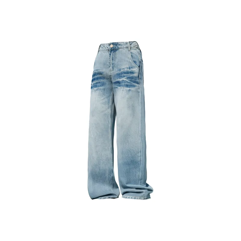 JUNGLE PANDA Jeans Unisex Blue-2