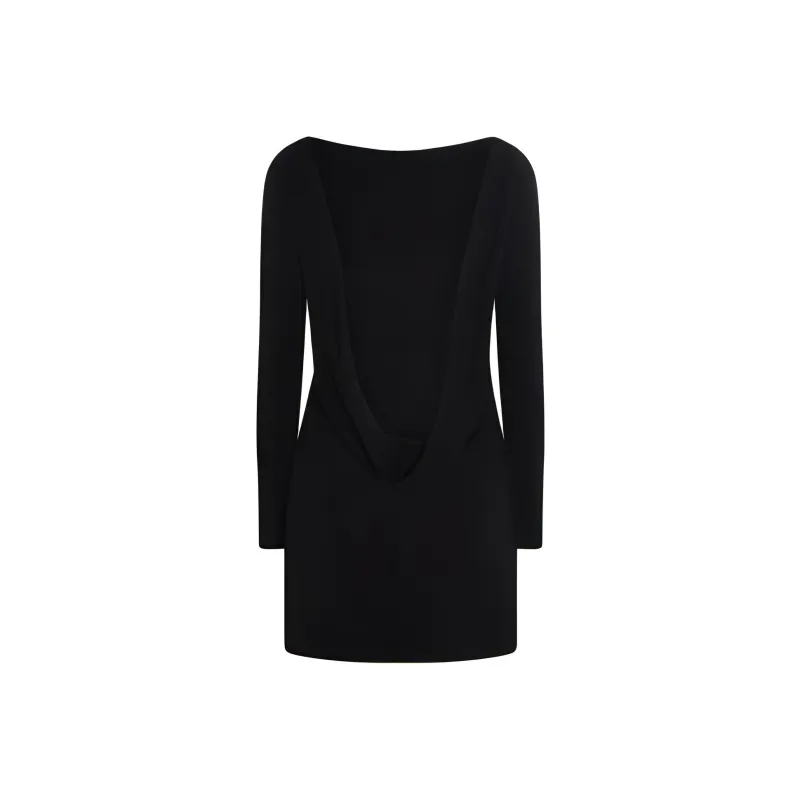 DSQUARED 2 Chain Embellished Open Back Mini Dress-1