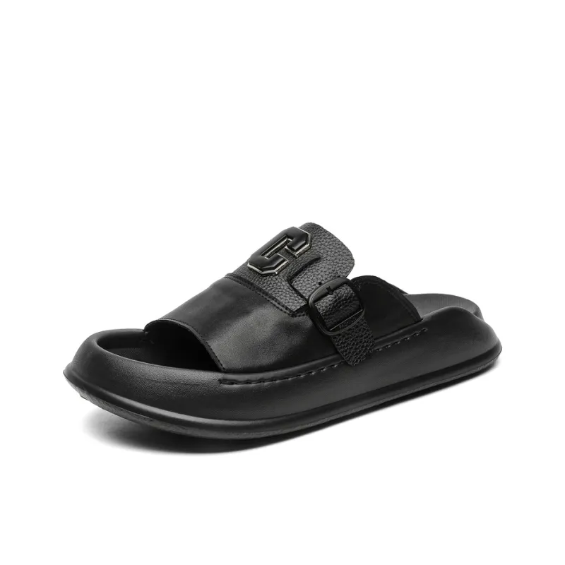 ΛOLUNKΛ Abrasion Resistant Slide Slippers Men's-1