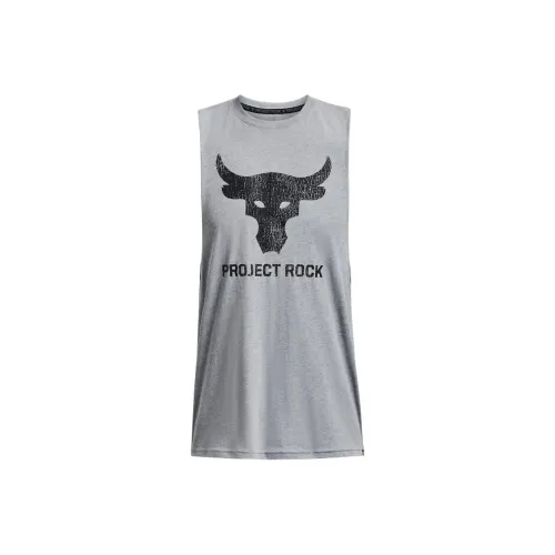 Under Armour Tank Tops Men's Gray