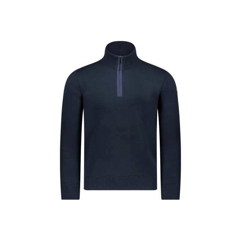 Paul & Shark Logo patch Roll neck Jumper-0