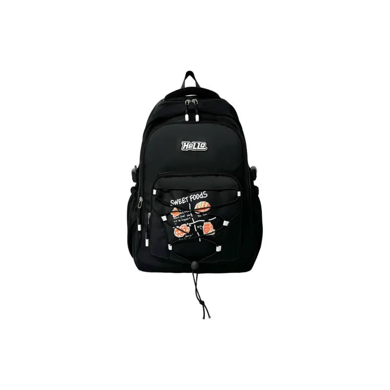 Single Warehouse Composite Cloth Backpack Unisex Multicolor-9