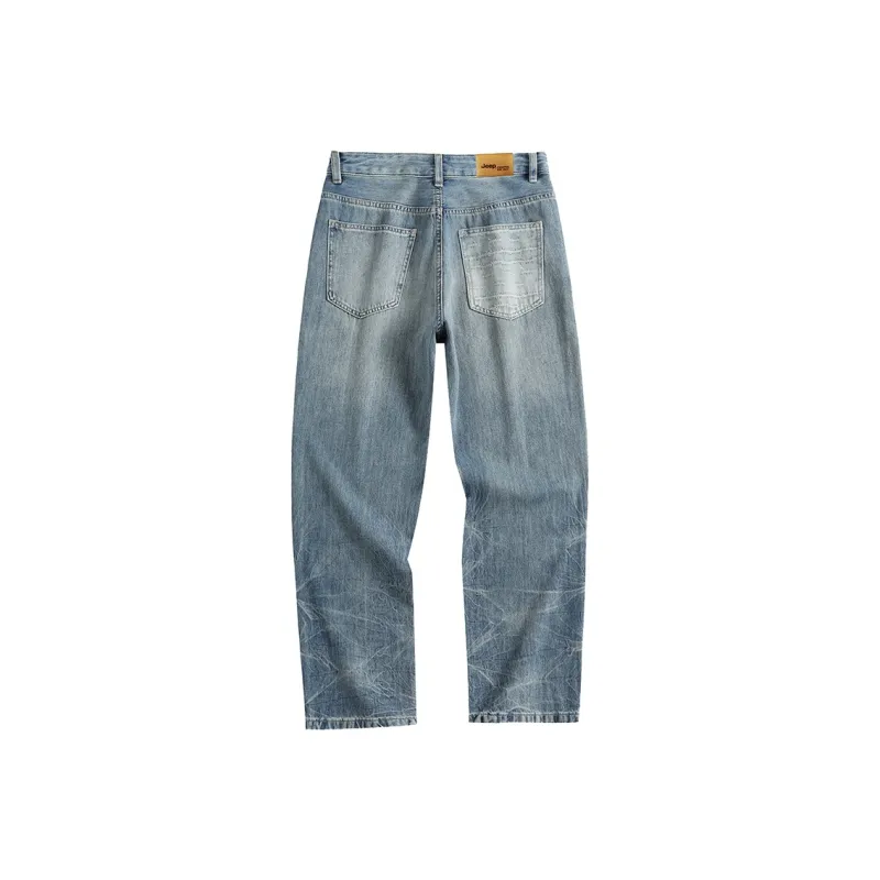 Jeep Jeans Unisex Peacock Blue-1