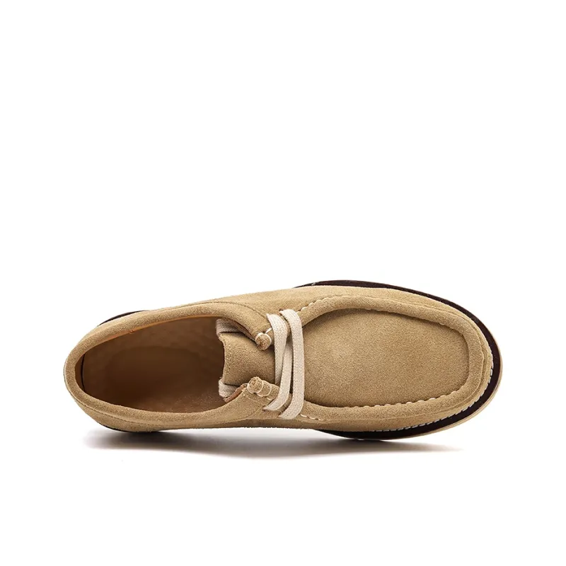 ΛOLUNKΛ Slip Resistant, Abrasion Resistant, Lightweight Low Top Casual Shoes Men's Yellow-10