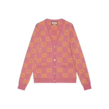 GUCCI Gg Intarsia knit Cardigan