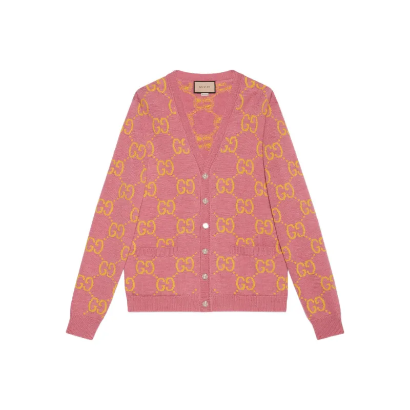 GUCCI Gg Intarsia knit Cardigan-0