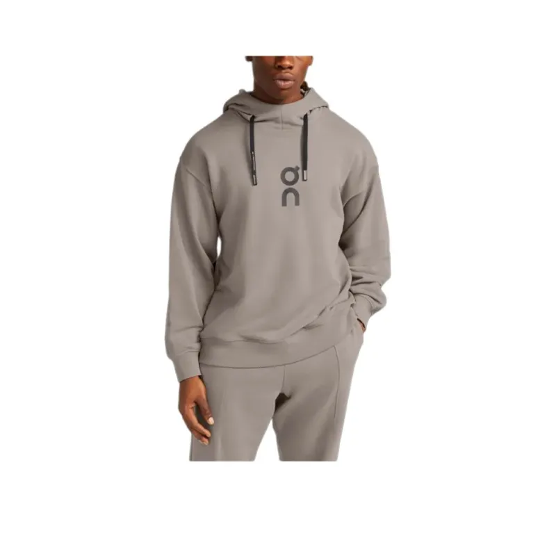 On Club Hoodie Sweatshirt Men's Graphite Gray-0