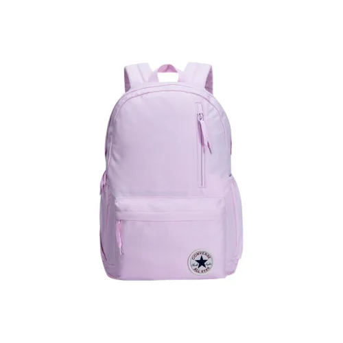 Converse Polyester Backpack Medium Size Unisex Light Purple