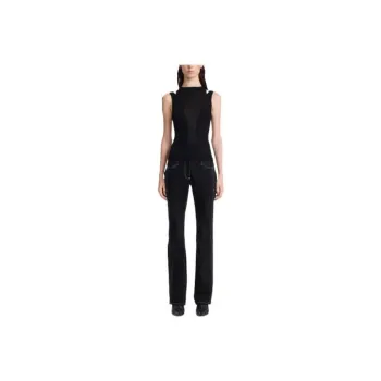 DION LEE Tank Tops Unisex Black