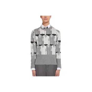 THOM BROWNE· FW21 Sweater Men's Gray
