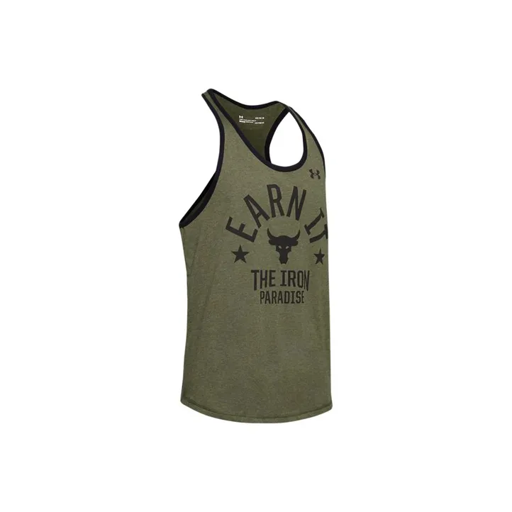 Under Armour x JUSHIQIANGSEN,LIANMINGKUAN Project Tank Top Men's Army Green-0