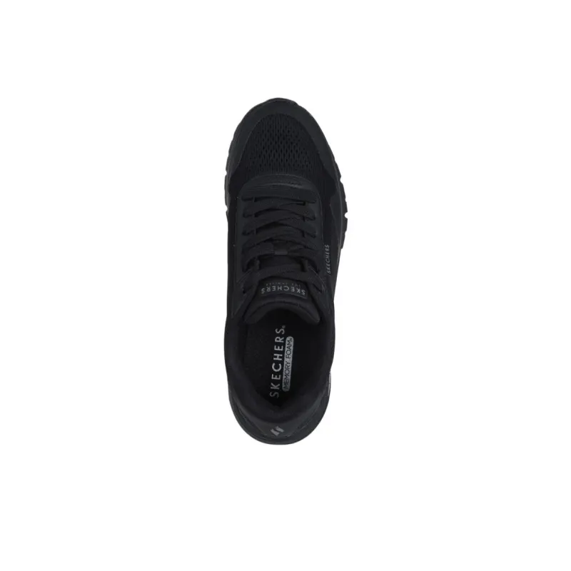 Skechers Cushioning, Slip Resistant, And Abrasion Resistant Low Top Casual Shoes Men's Black-3