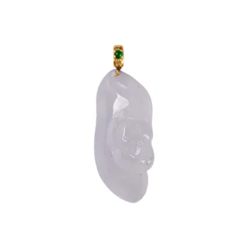 Execute The Blessing Ice Type Jadeite Pendants Unisex